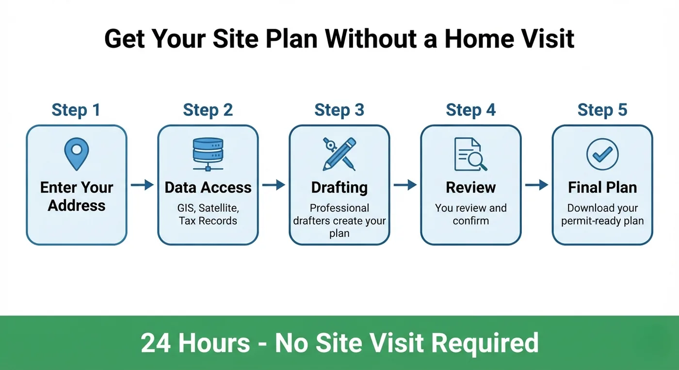 No home visit site plan process
