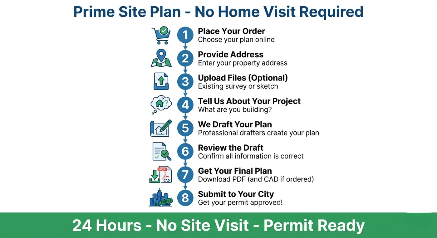 Prime Site Plan no-visit process